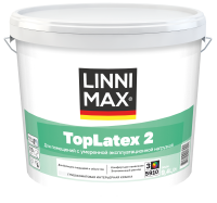 Краска водно-дисперсионная для внутренних работ LINNIMAX Toplatex 2 / ТопЛатекс 2 матовая