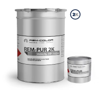 Эмаль "Рем-Пур 2к" полиуретановая УР-1604 двухкомпонентная по металлу
