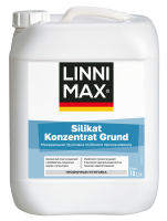 Грунтовка-концентрат силикатная LINNIMAX Silikat Konzentrat Grund (2:1) / Силикат Концентрат Грунд 1 10л