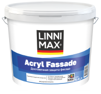 Краска водно-дисперсионная для наружных работ LINNIMAX Acryl Fassade / Акрил Фасад