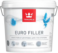 TIKKURILA EURO FILLER шпаклевка влагостойкая для стен и потолков