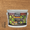 Лессирующий антисептик LINNIMAX Лазурь-гель для дерева (орех, 2.5 л)