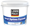 Краска водно-дисперсионная для наружных работ LINNIMAX Acryl Optima Fassade (белый, 9 л, 1)