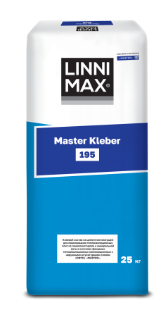 Состав клеевоСостав клеевой на минеральной основе LINNIMAX 195 Master Kleber / 195 Мастер Клебер 25 кг