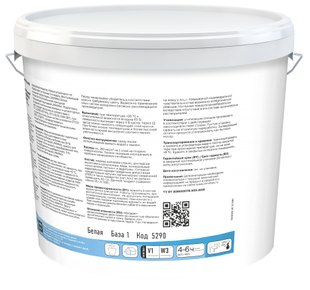 Краска силикатная для наружных работ LINNIMAX Silikat Master Fassade (белый, 10 л, 1)