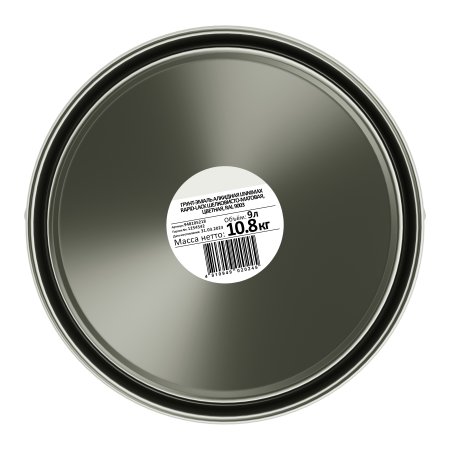 LINNIMAX RAPID-LACK (ALPINA) грунт-эмаль алкидная шелковисто-матовая (белый RAL 9003, 9 л)